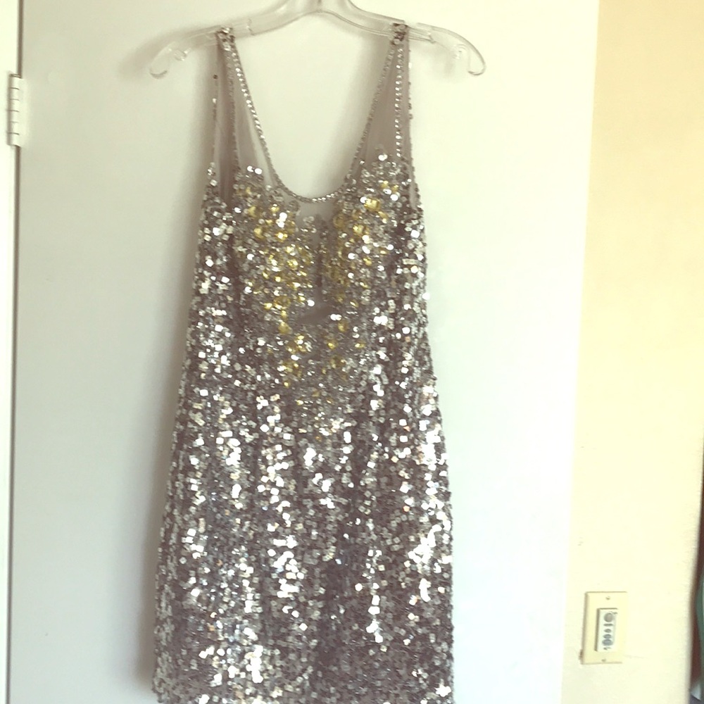 Sequin holiday dress